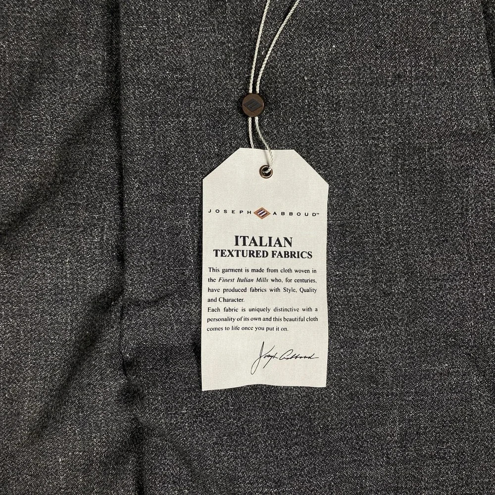 NWT Joseph Abboud Heritage Dress Pants Size 30 Gray Wool Pleated Straight Fit